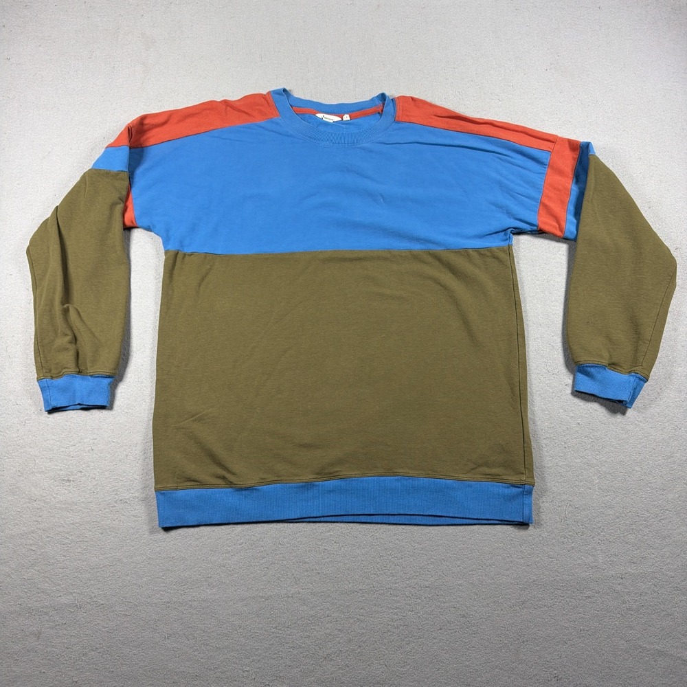 Cotopaxi Sweatshirt Mens Large Multicolor Colorblock Crewneck Pullover Fleece